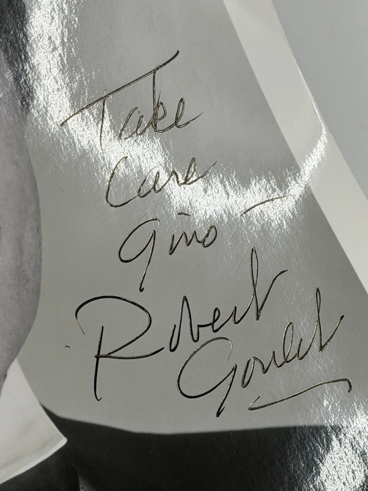 Robert Goulet Signed Photo Autograph Vintage Broadway Hollywood Portrait, image 5