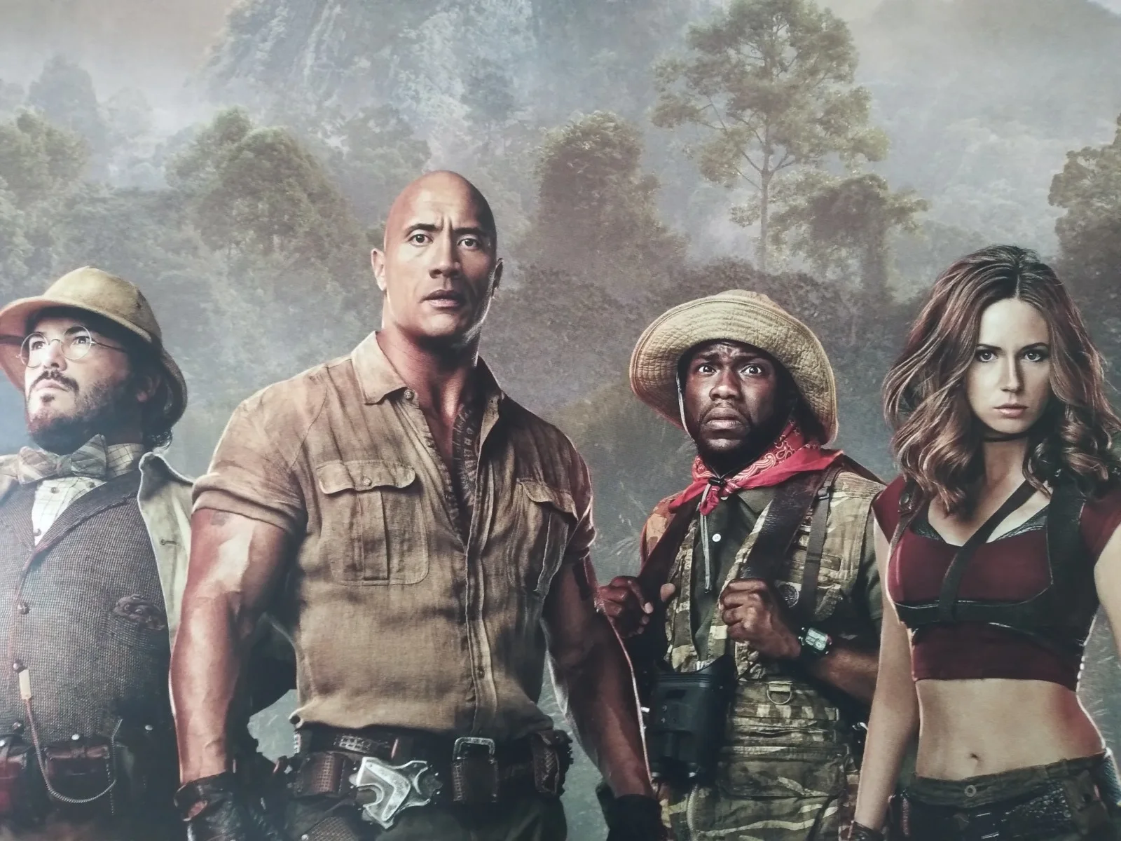Jumanji: Welcome tothe Jungle original movie 2017 poster UK quad, изображение 5