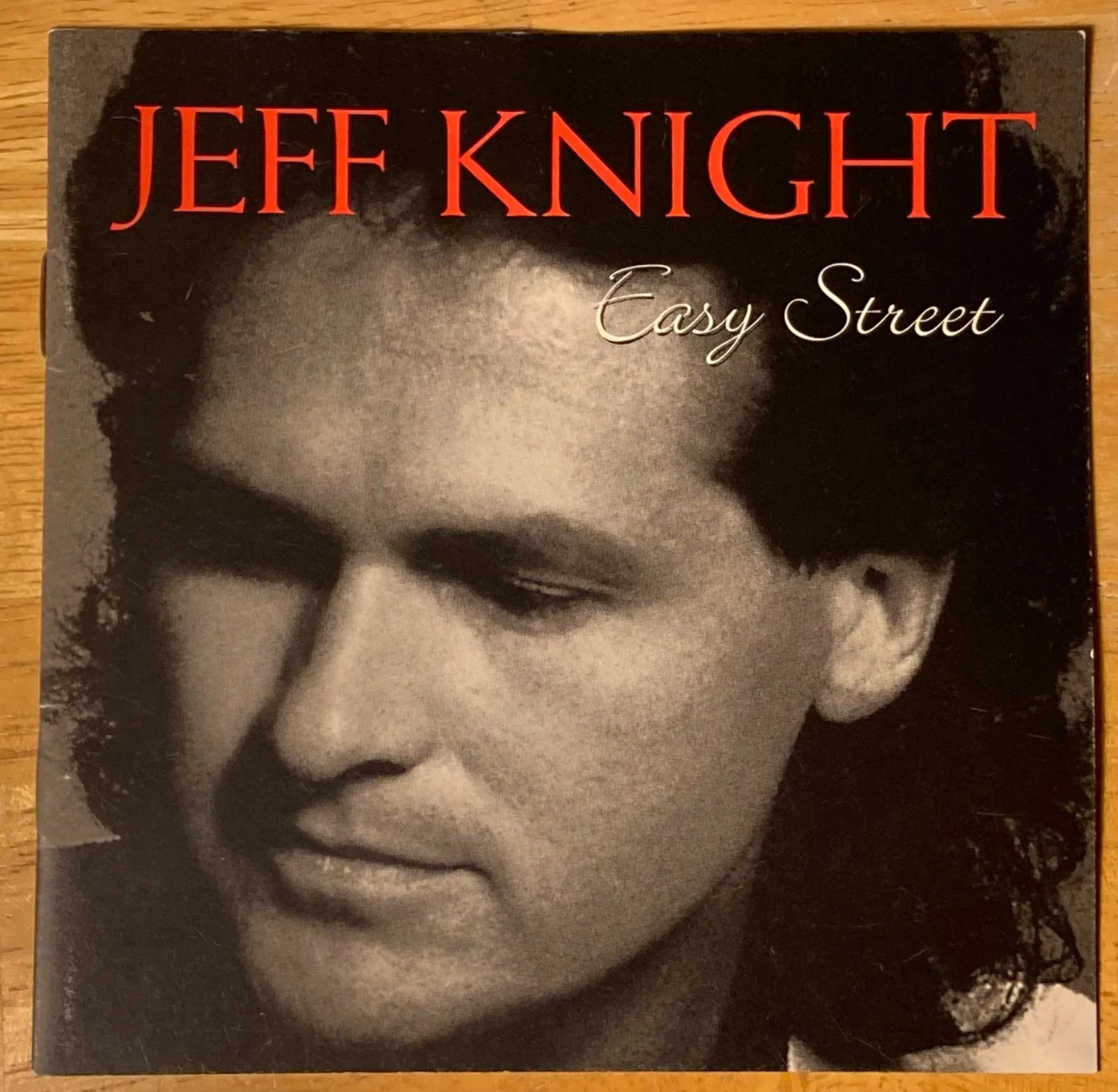Hand SIGNED Jeff Knight - Easy Street CD Booklet, image 3
