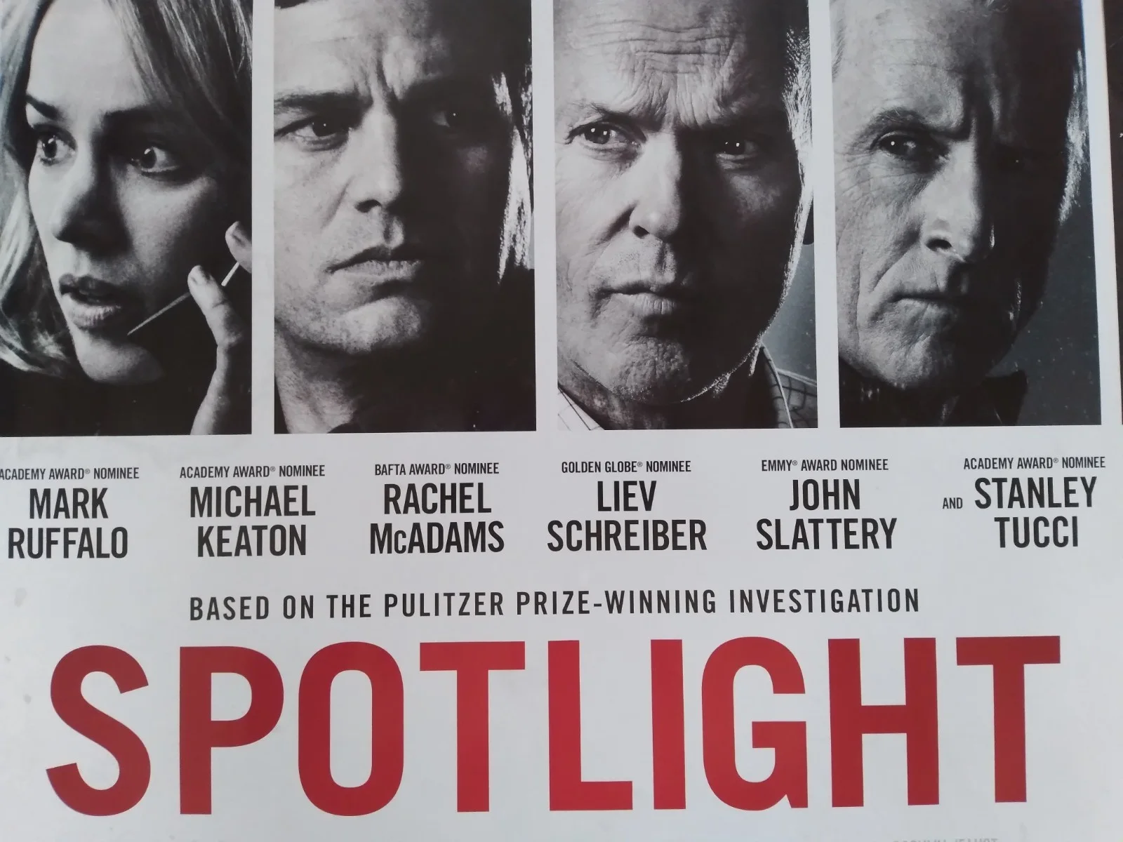 Spotlight original movie 2015 poster UK quad, image 4