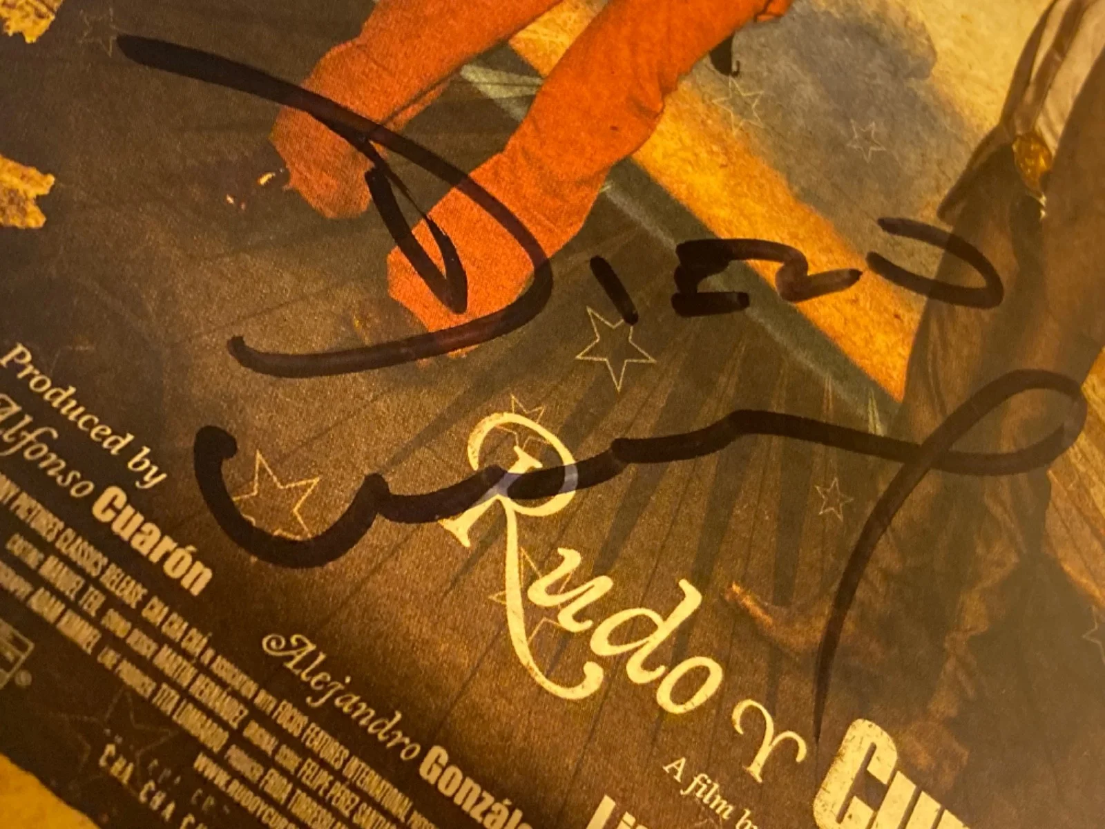 Hand SIGNED Diego Luna 6x4 Movie Photo/Card - Rudo y Cursi - Rogue One Star Wars, изображение 4