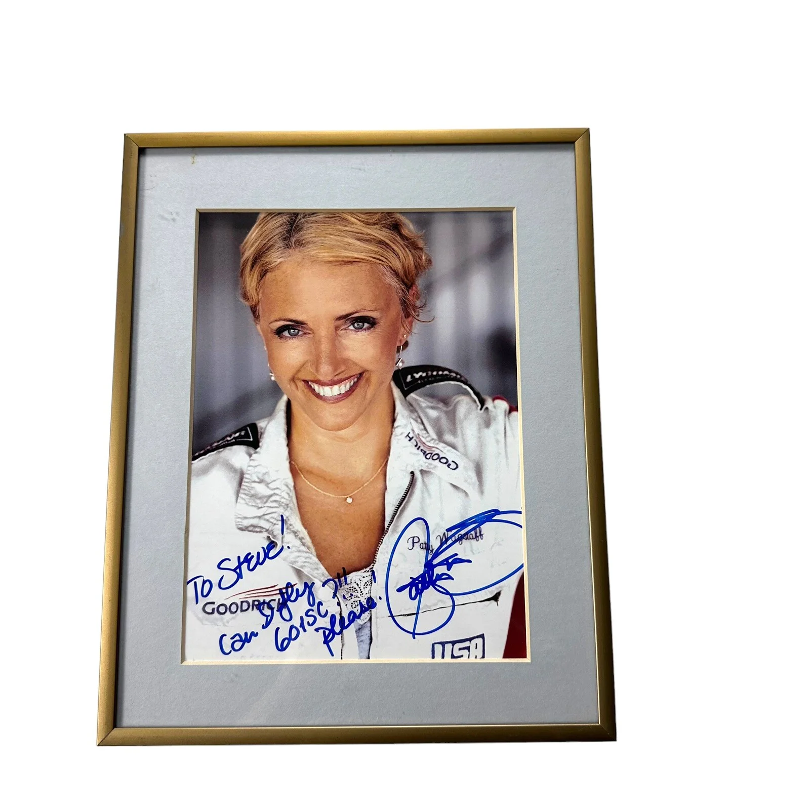 Patty Wagstaff — Patty Wagstaff Aerobatic Champion 8”x10” Autographed Color Photo Matted Framed, изображение 2