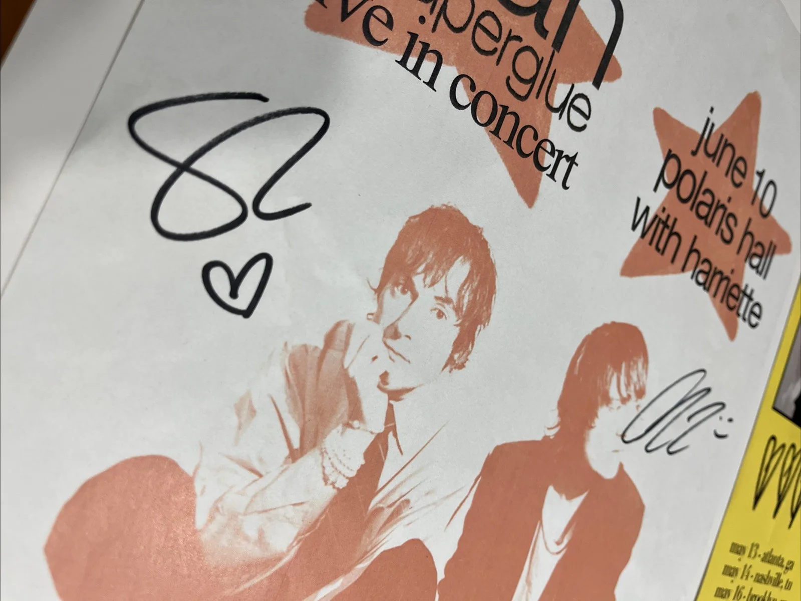 Joan Superglue’ Signed Poster Set of 2 Limited Edition Portland Oregon Show, изображение 4