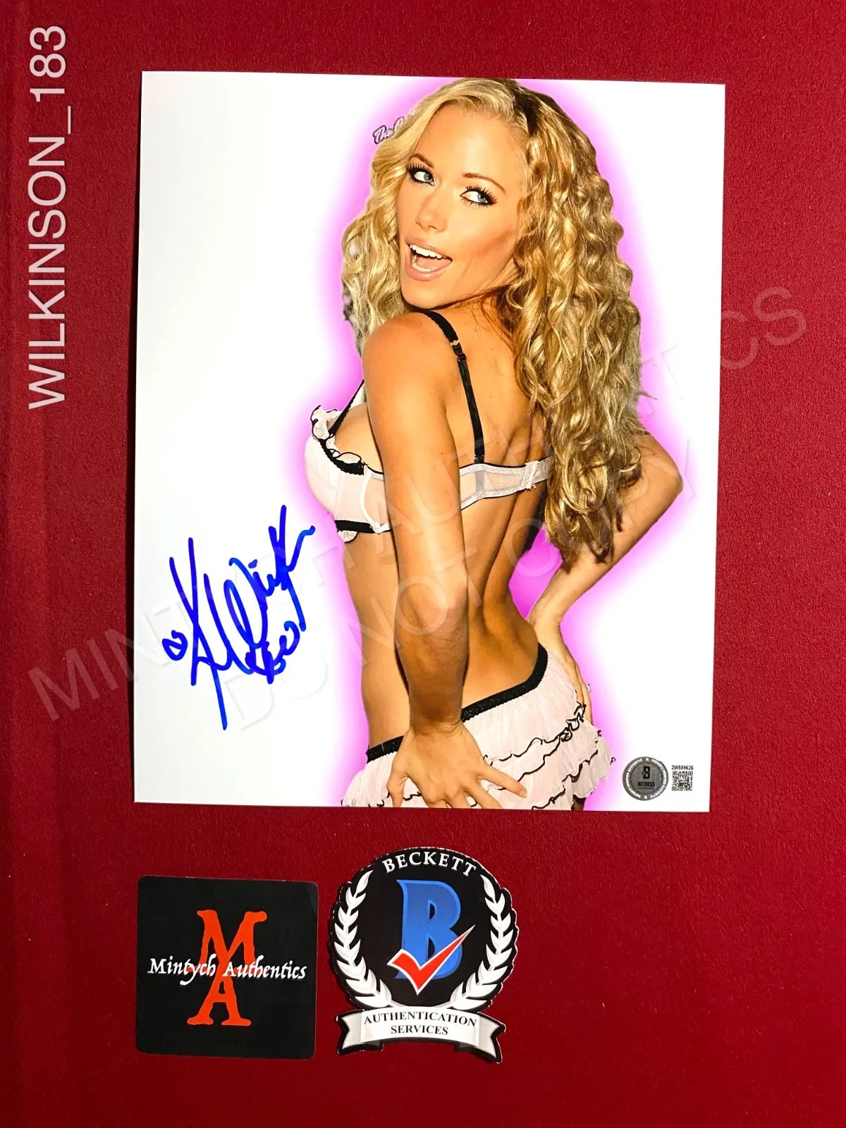Kendra Wilkinson — Kendra Wilkinson autographed signed 8x10 photo Playboy Beckett COA