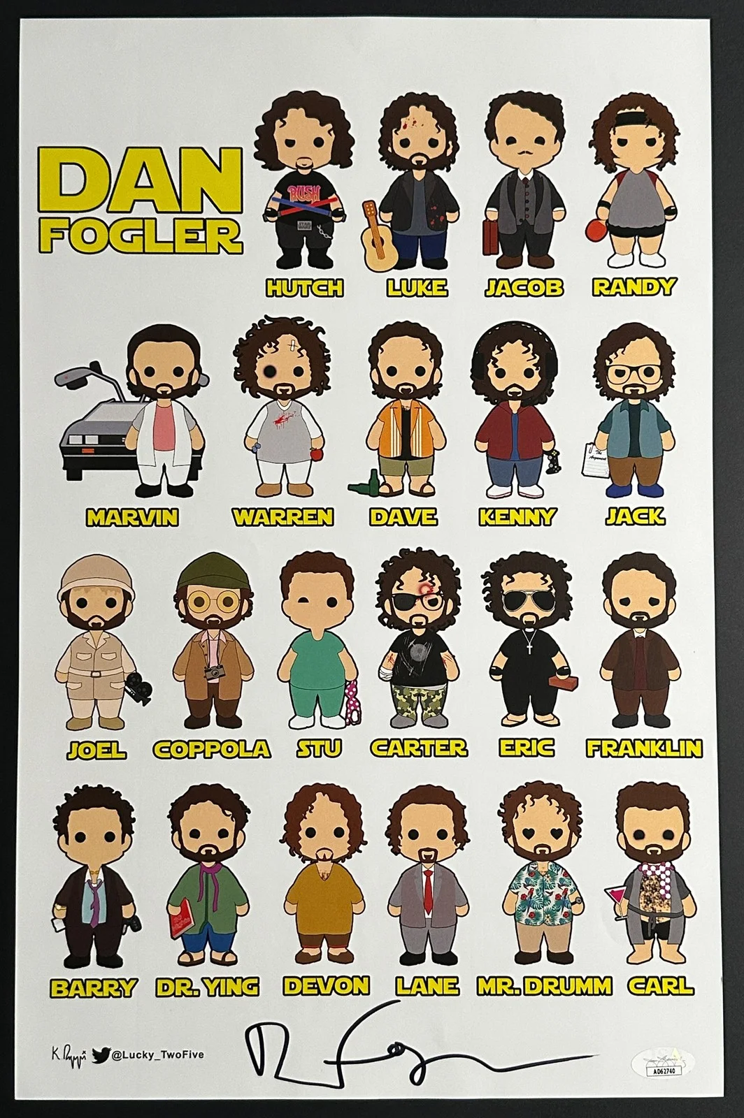 Dan Fogler — Dan Fogler Signed 11x17 Poster Fantastic Beasts JSA COA from Private Signing