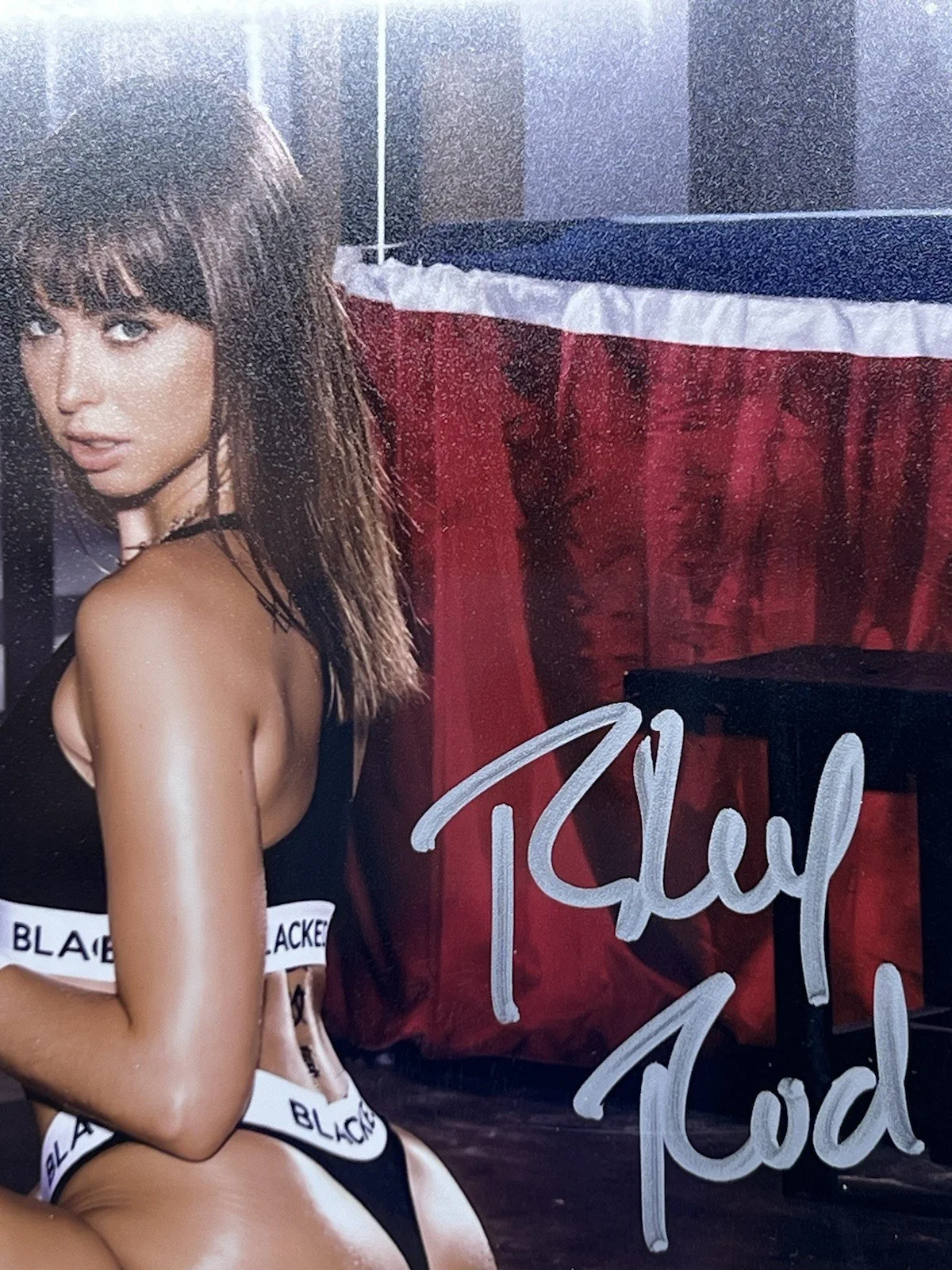 RILEY REID & GABBIE CARTER SIGNED 8X10 PHOTO AUTOGRAPHXXX ACTRESS, изображение 2
