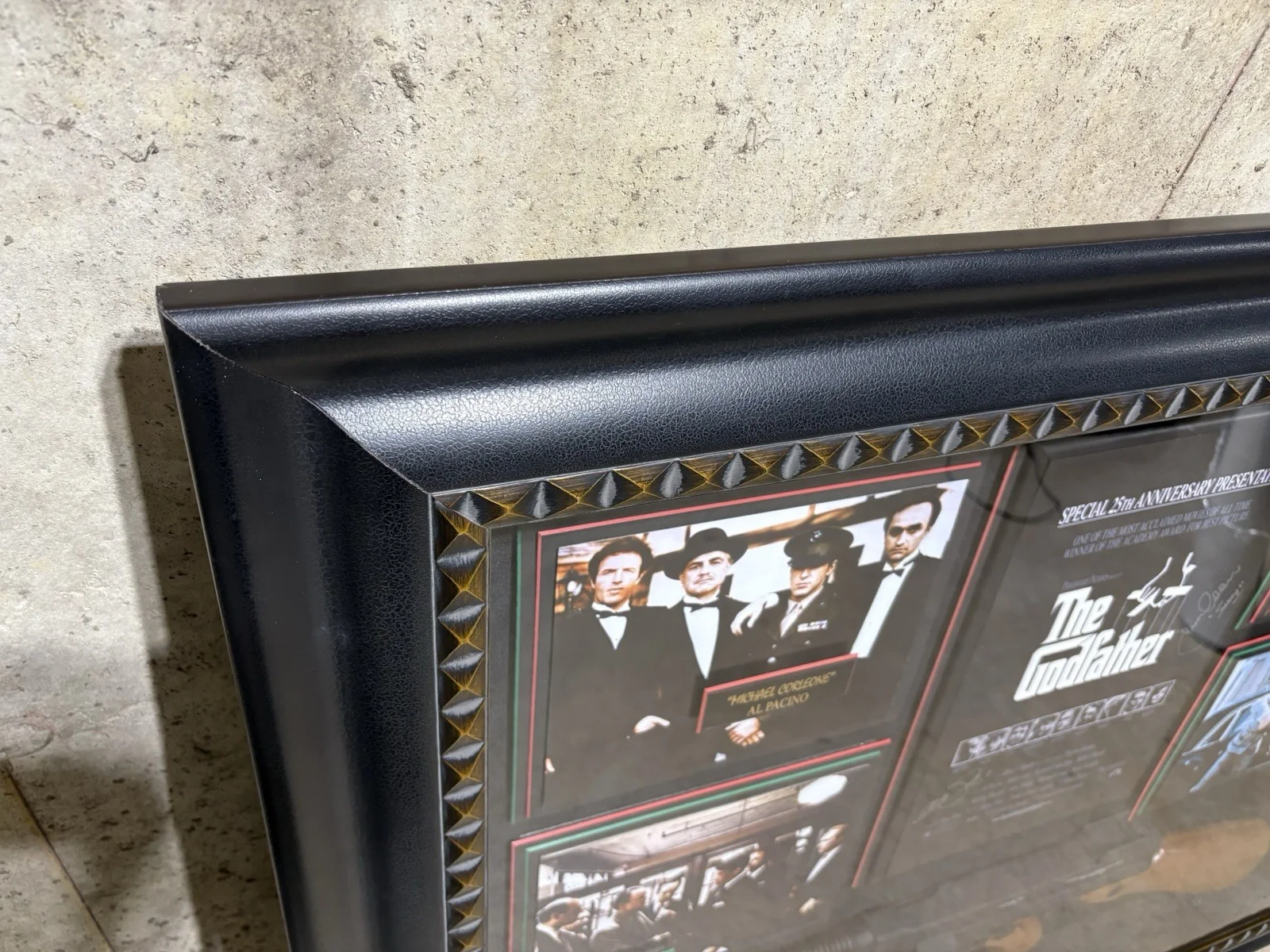 James Caan, Al Pacino — The Godfather Signed Shadowbox Display 46 x 38 James Caan & Al Pacino Autographs, изображение 2