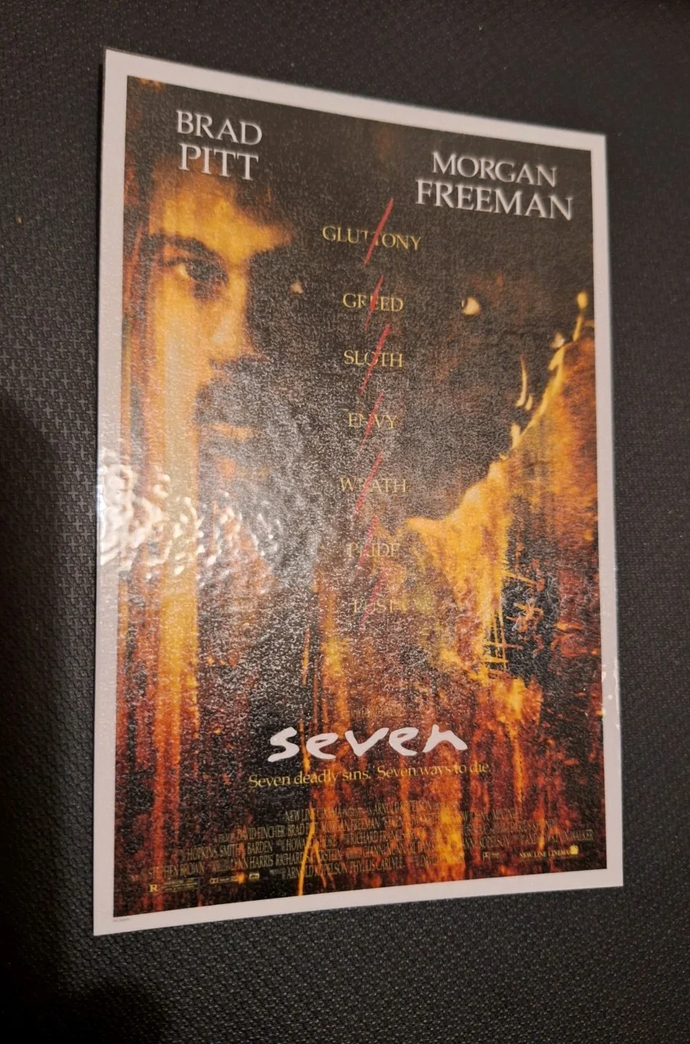 Vintage Style "Se7en" 1995 Fine Art Premium Reproduction Postcard, image 3