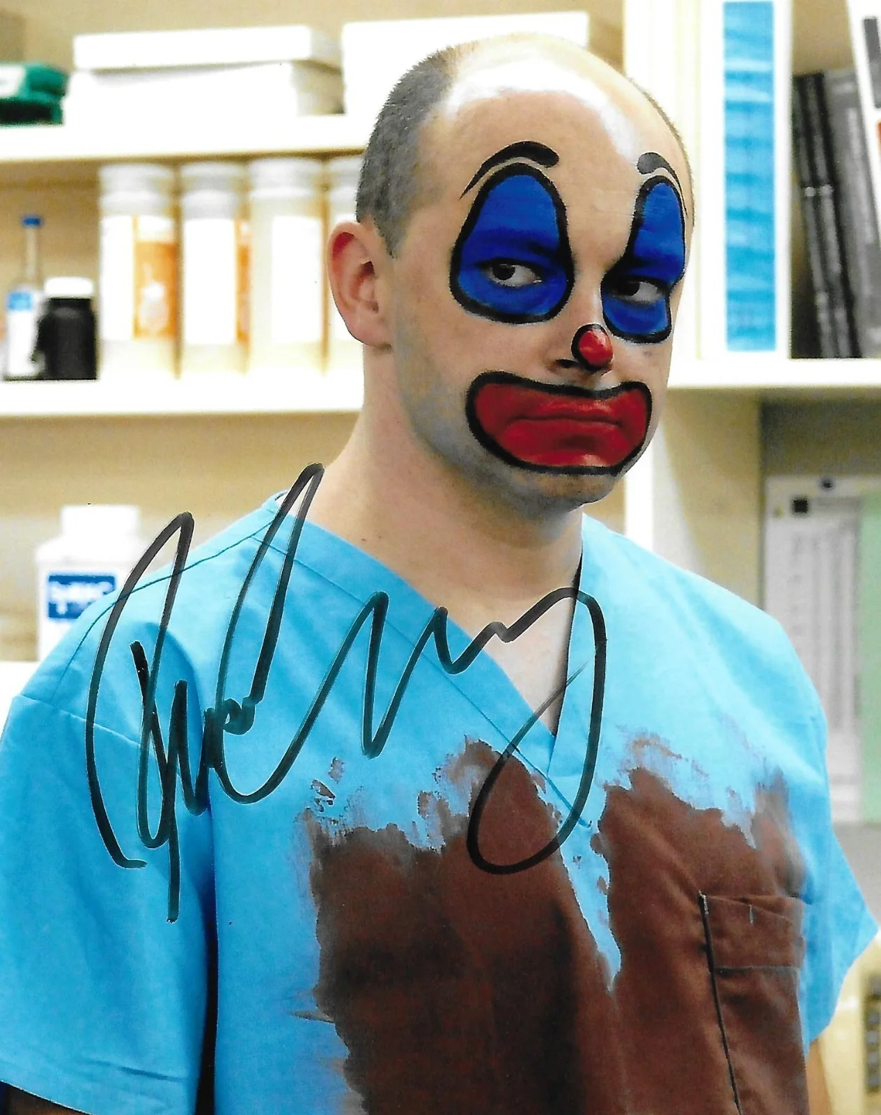 Rob Corddry — Rob Corddry autograph 8x10 photo Hot Tub Time Machine Daily Show Actor COA LOOK!