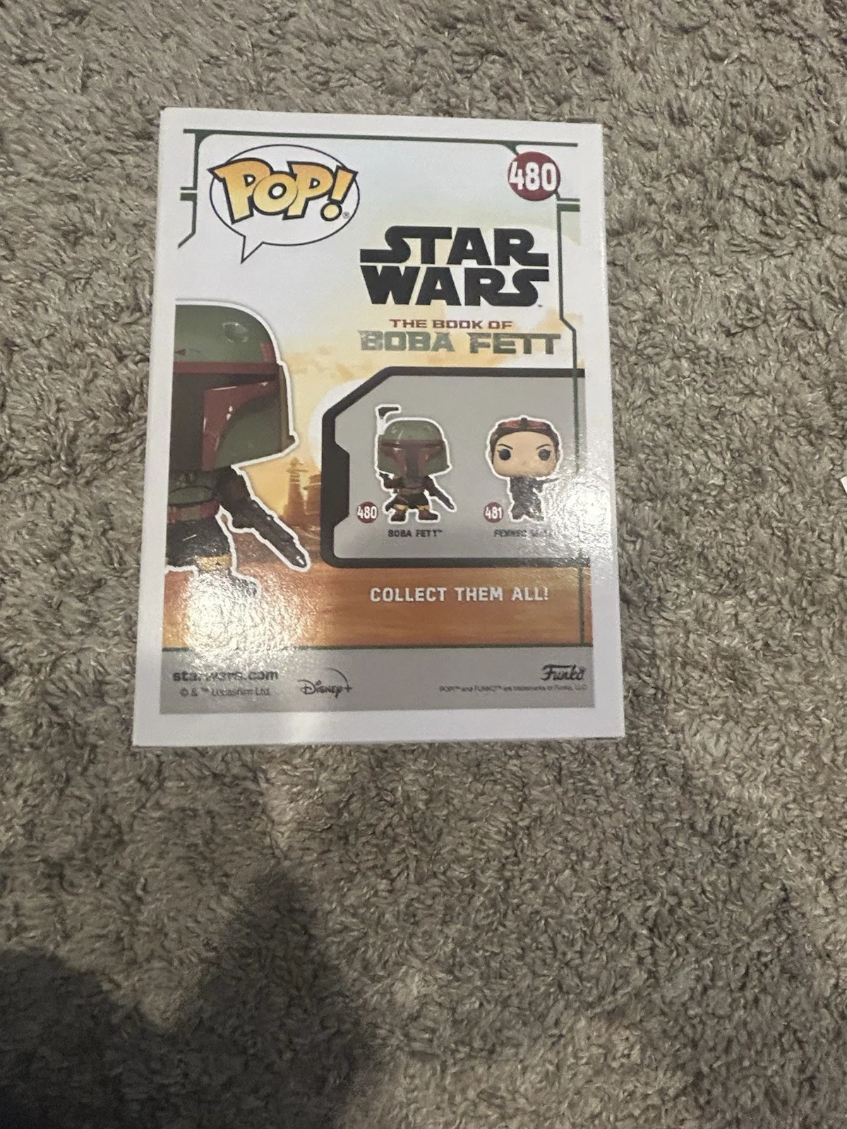 Daniel Logan — Daniel Logan Signed Star Wars Boba Fett #480 Funko Pop Figure (PristineAuction), image 2