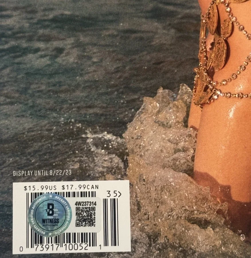 Megan Fox — MEGAN FOX SIGNED SPORTS ILLUSTRATED SWIMSUIT ISSUE BECKETT BAS 2, image 2