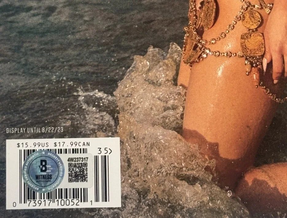 Megan Fox — MEGAN FOX SIGNED SPORTS ILLUSTRATED SWIMSUIT ISSUE BECKETT BAS 3, image 2