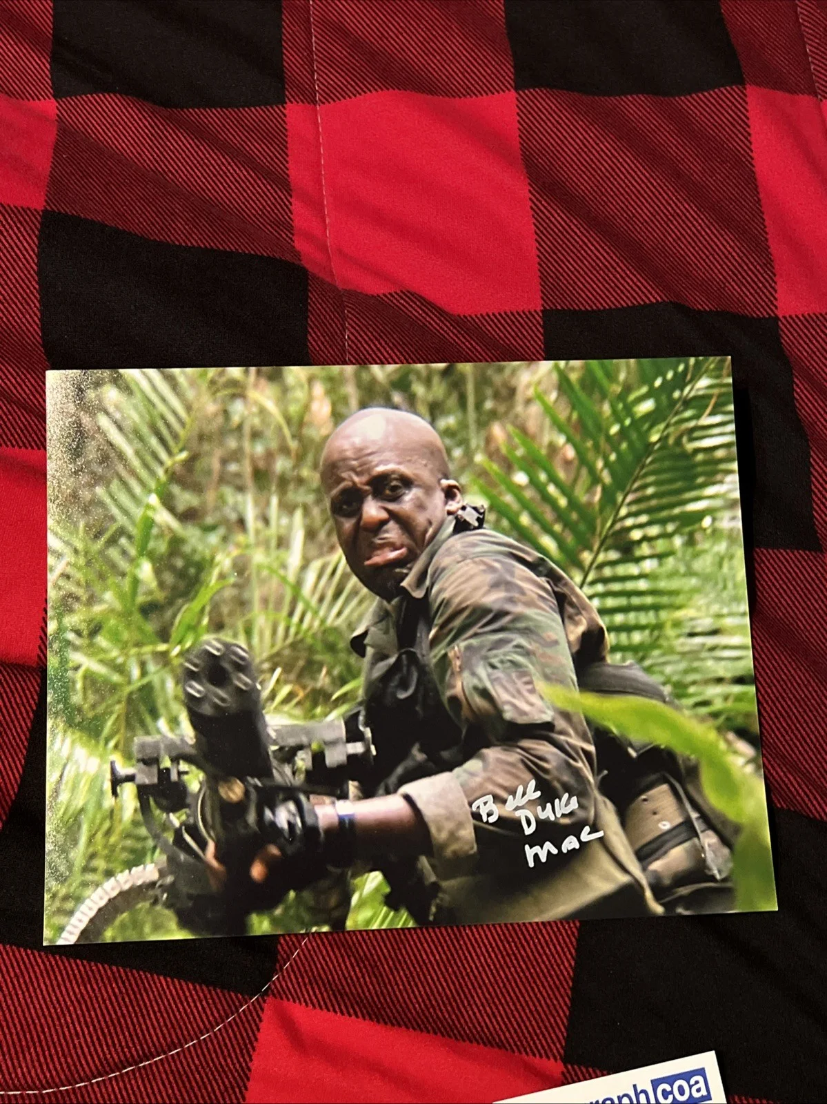 Bill Duke SIGNED AUTOGRAPHED Predator Commando Legend Actor Rare ACOA CERTIFIED, image 3