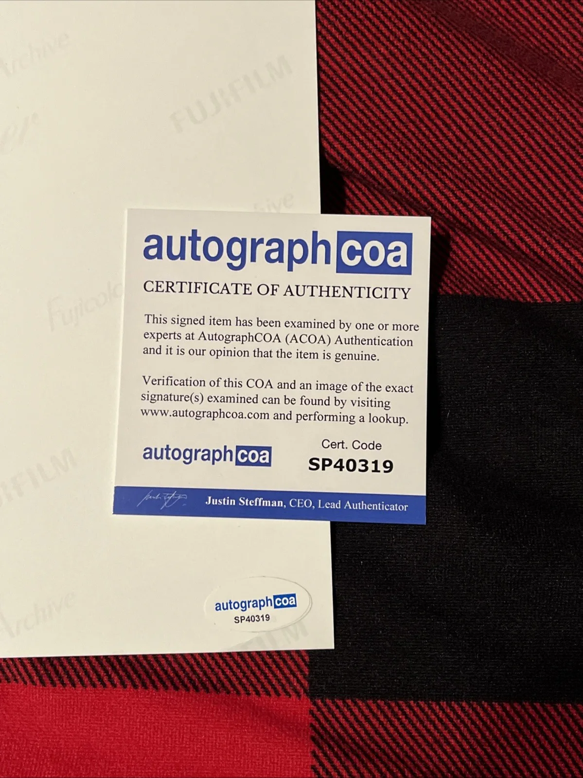Bill Duke SIGNED AUTOGRAPHED Predator Commando Legend Actor Rare ACOA CERTIFIED, image 4