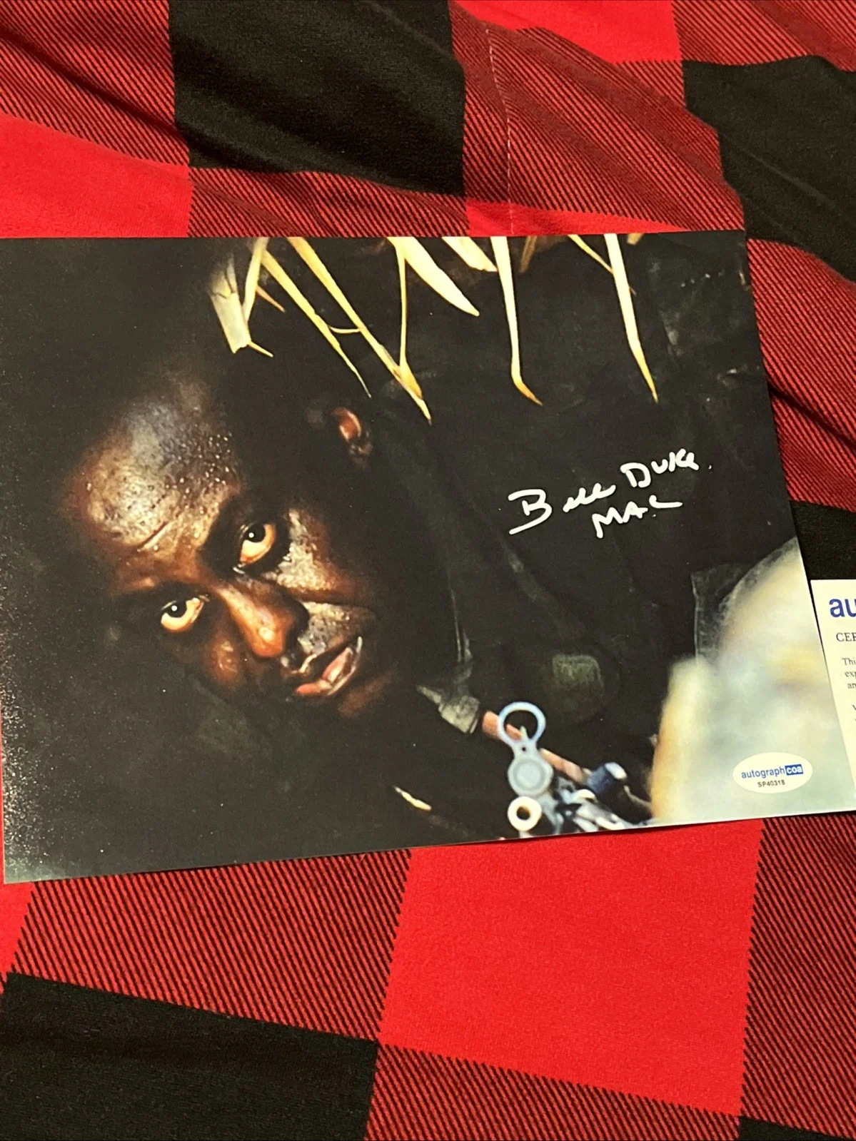 Bill Duke SIGNED AUTOGRAPHED Predator Commando Legend Actor Rare ACOA CERTIFIED, image 4
