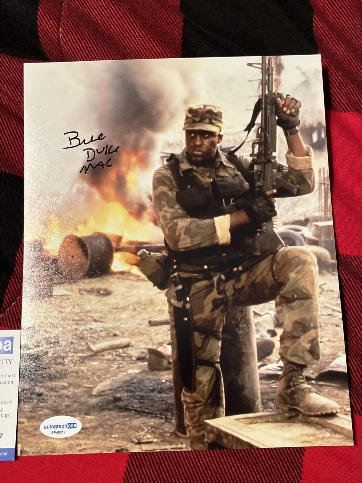 Bill Duke SIGNED AUTOGRAPHED Predator Commando Legend Actor Rare ACOA CERTIFIED, image 4