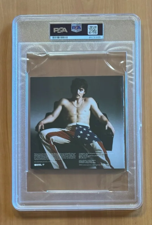 Benson Boone Signed Autographed American Heart CD Cover PSA/DNA COA, изображение 2