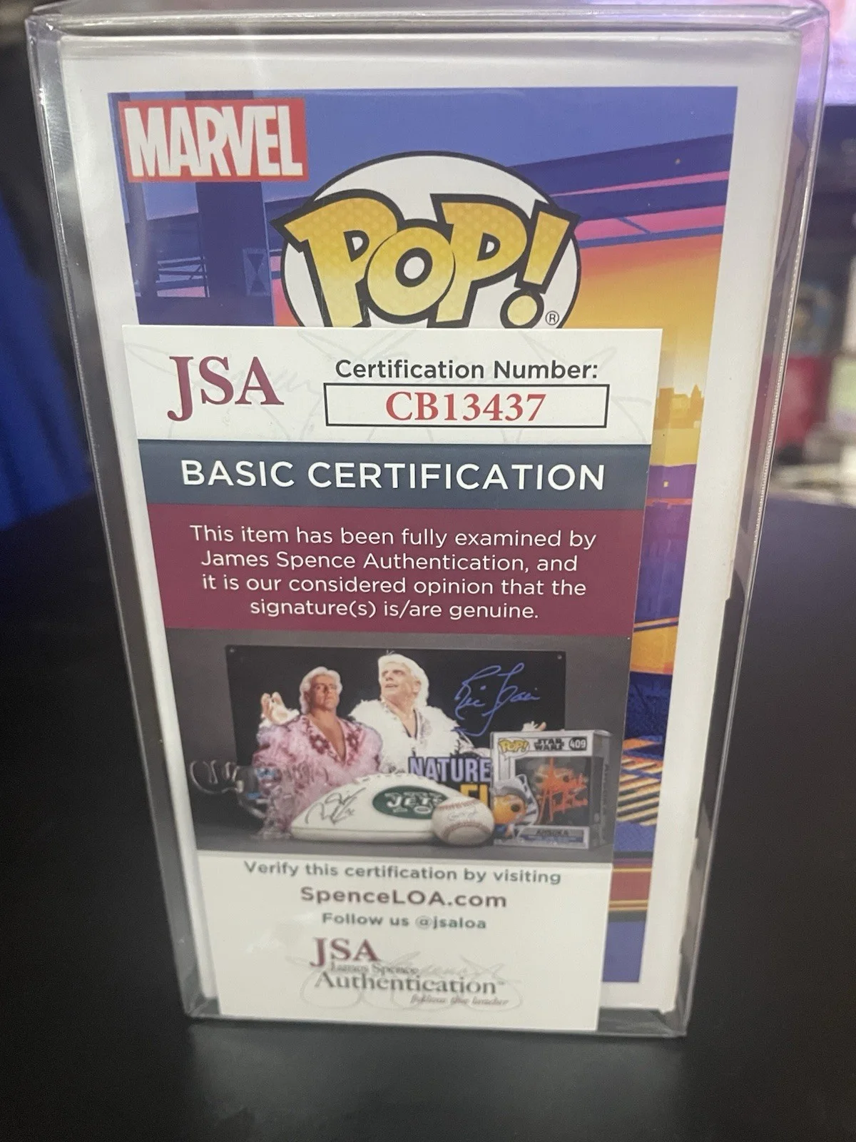 Jason Schwartzman — Jason Schwartzman Signed The Spot Across The Spiderverse Funko #1226 JSA COA, image 4