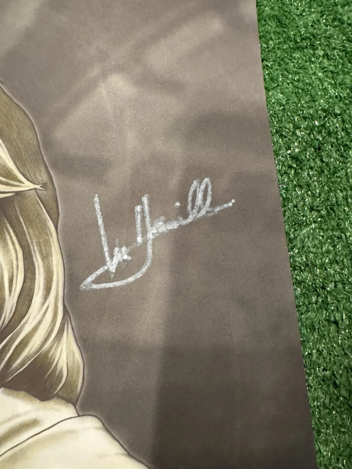 Mark Hamill — Mark Hamill Autographed 18x24 Luke Skywalker Cory Smith Art JSA COA Star Wars, изображение 5