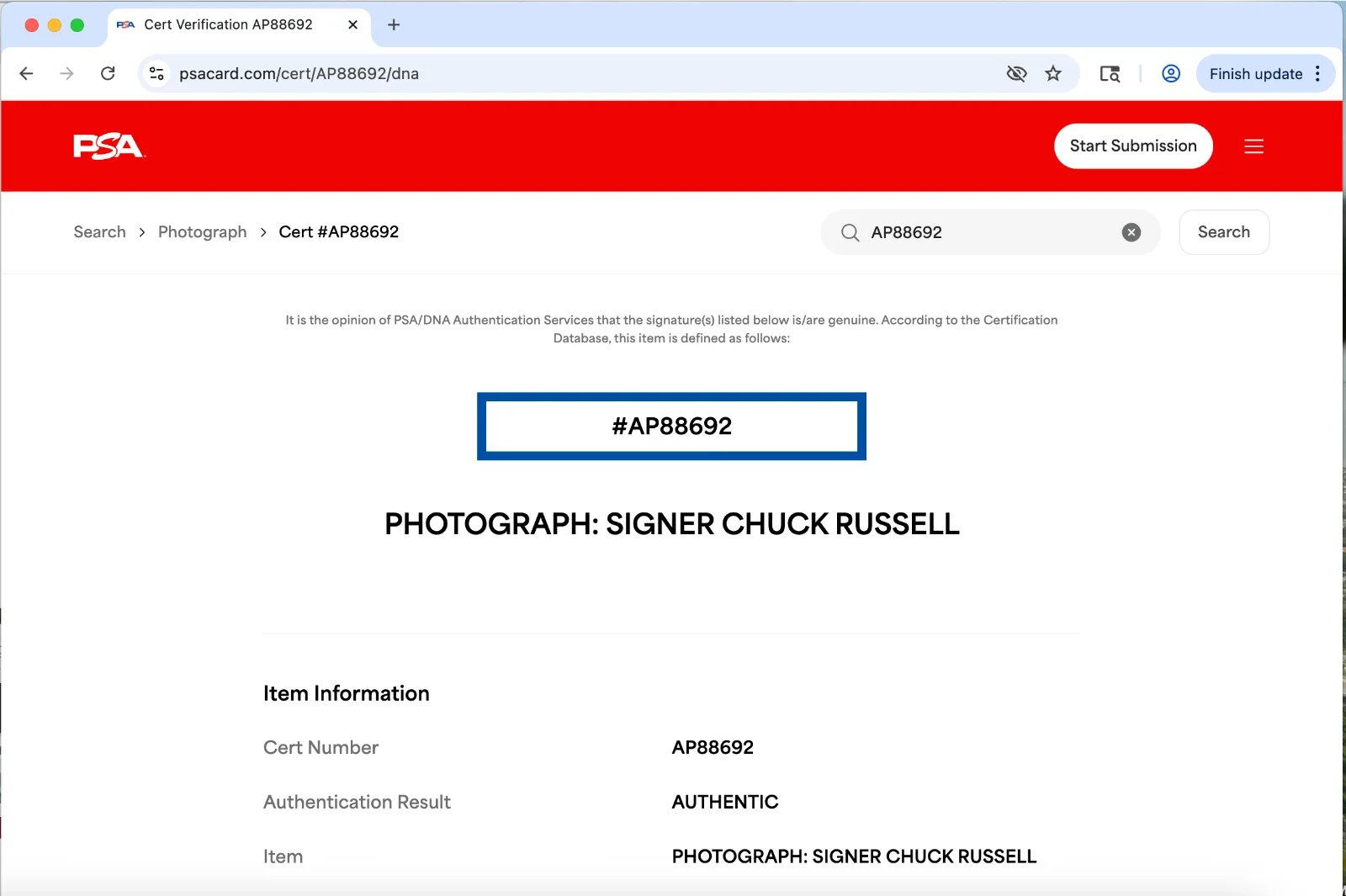 Chuck Russell — Director Chuck Russell signed 8x10 photo autograph PSA DNA The Blob, image 3