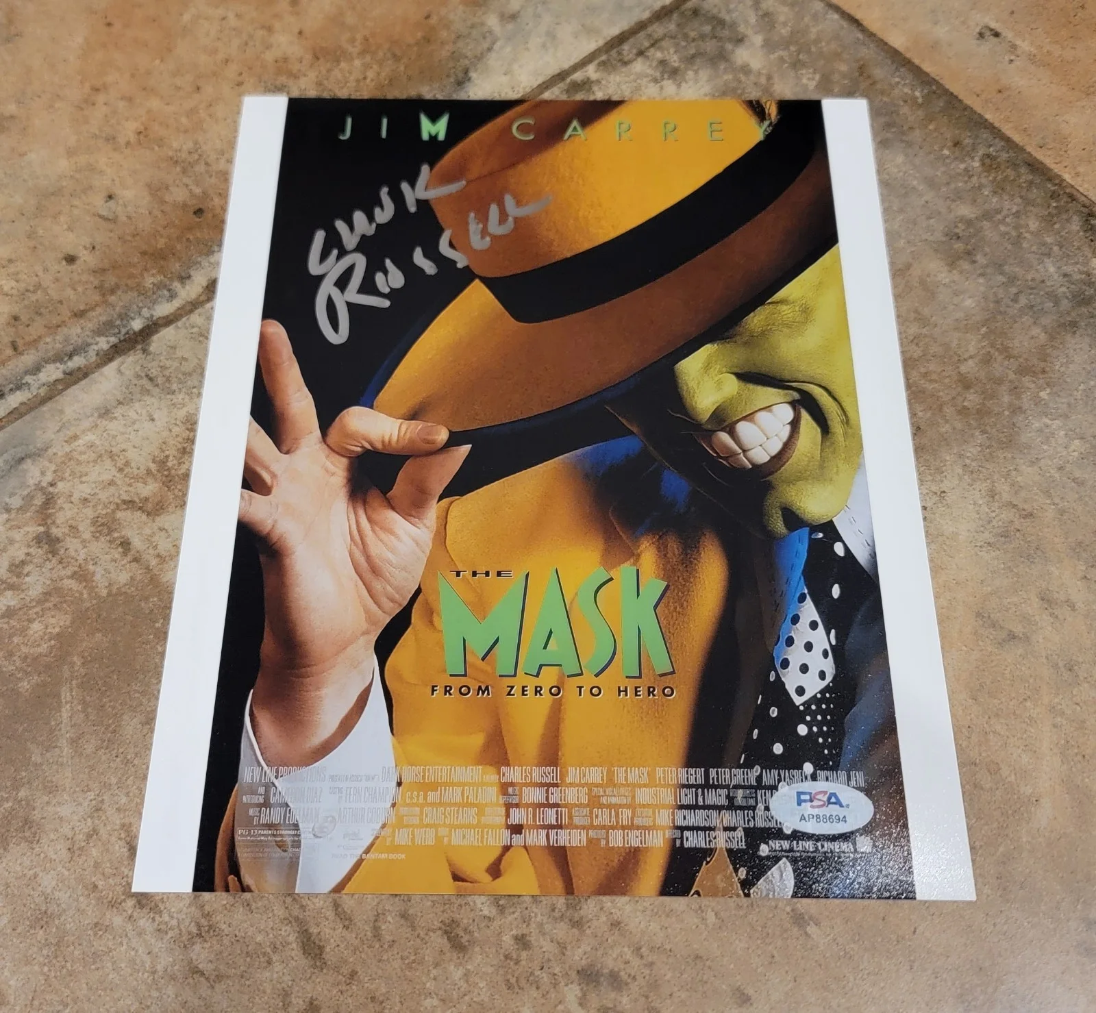 Chuck Russell — Director Chuck Russell signed 8x10 photo autograph PSA DNA The Mask