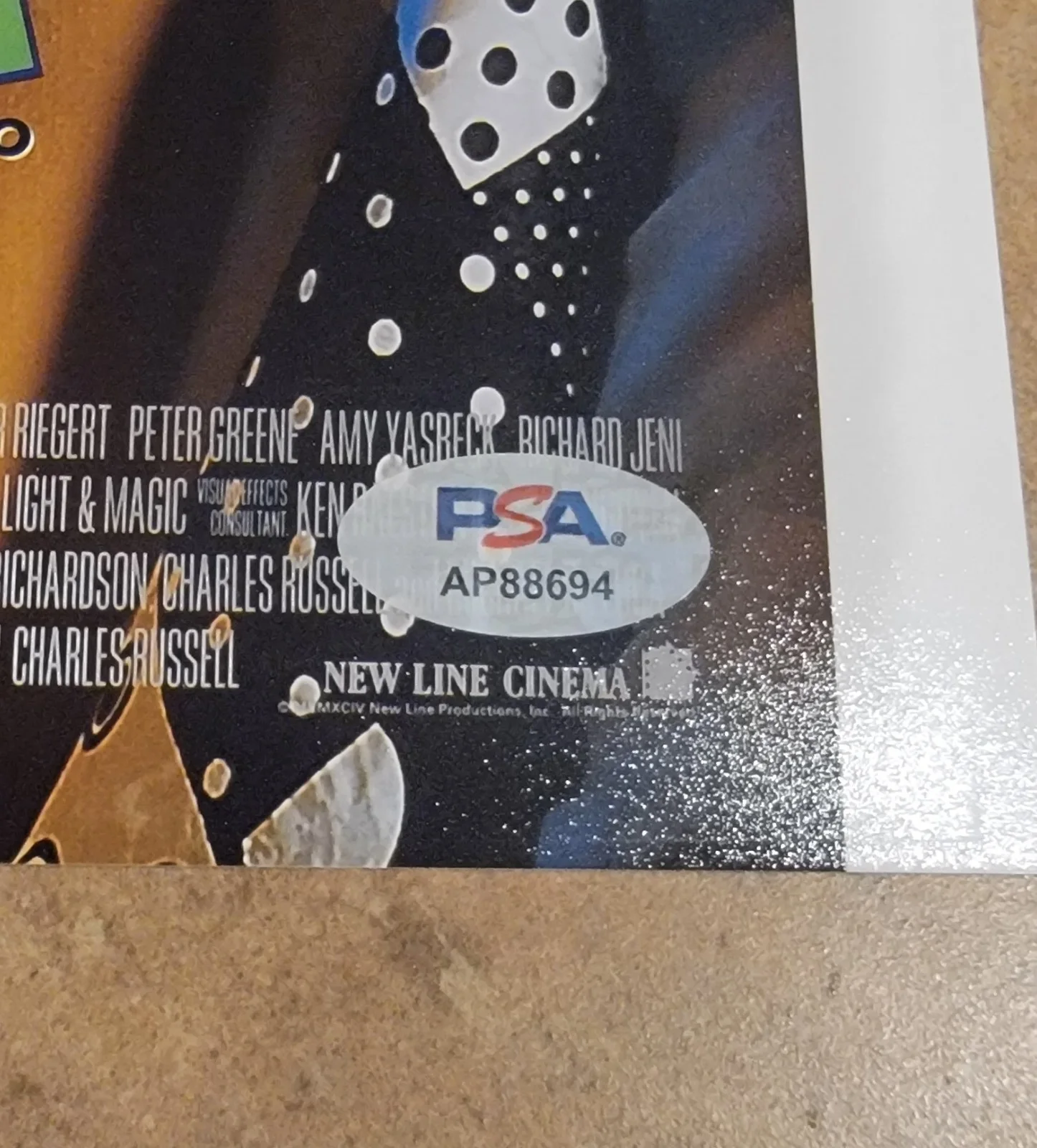 Chuck Russell — Director Chuck Russell signed 8x10 photo autograph PSA DNA The Mask, изображение 2