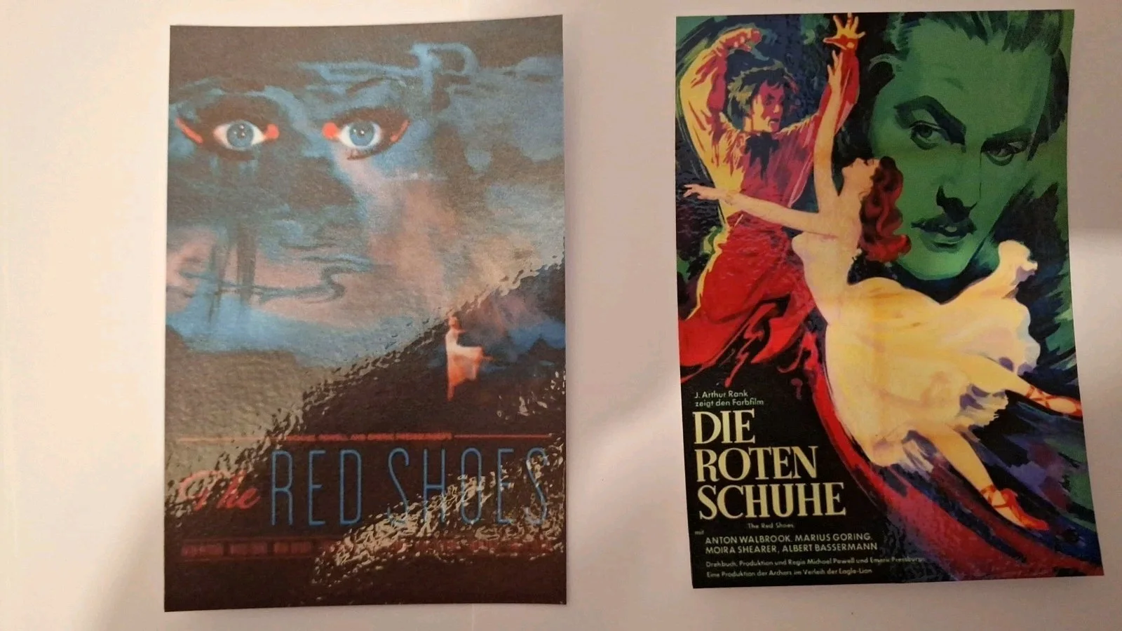 VINTAGE Style "The Red Shoes" 1948 Premium Reproduction 4x Fine Art Postcards, изображение 4