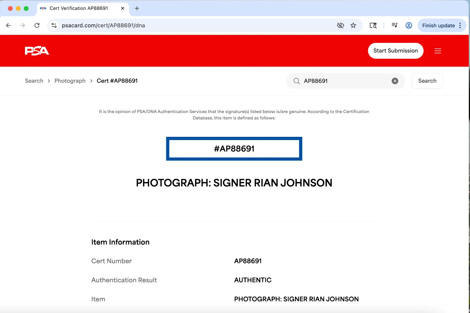 Rian Johnson — Director Rian Johnson signed 8x10 photo autograph PSA DNA Knives Out, изображение 3