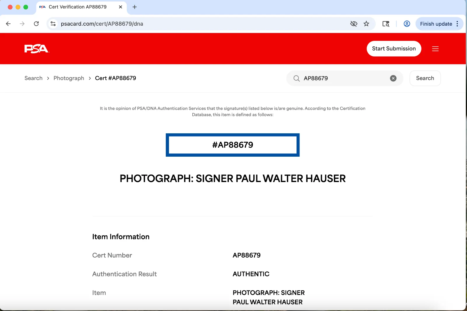 Paul Walter Hauser — Paul Walter Hauser signed 8x10 photo autograph PSA The Luckiest Man in America, изображение 3