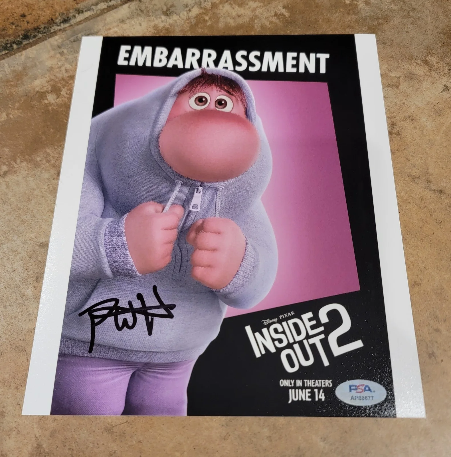 Paul Walter Hauser — Paul Walter Hauser signed 8x10 photo autograph PSA DNA Inside Out 2