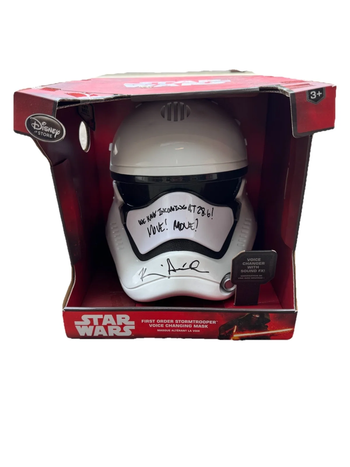 Kevin Smith — Kevin Smith Signed Star Wars (First Order Stormtrooper) Full Size Helmet JSA, image 3