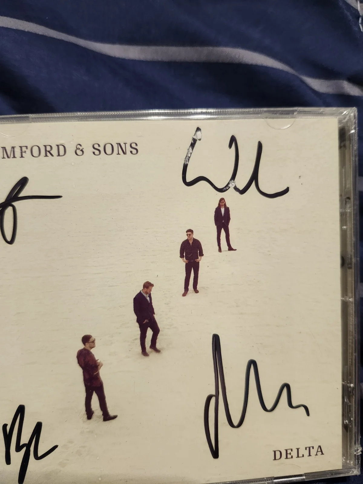 Mumford & Sons Signed Autograph CD Delta Sealed Psa Jsa Guranteed Marcus Mumford, изображение 2