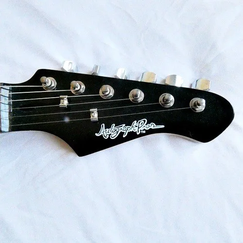 STEVE EARLE SIGNED Autograph Pros GUITAR With Auth. Stick on Back (See Photo), image 3