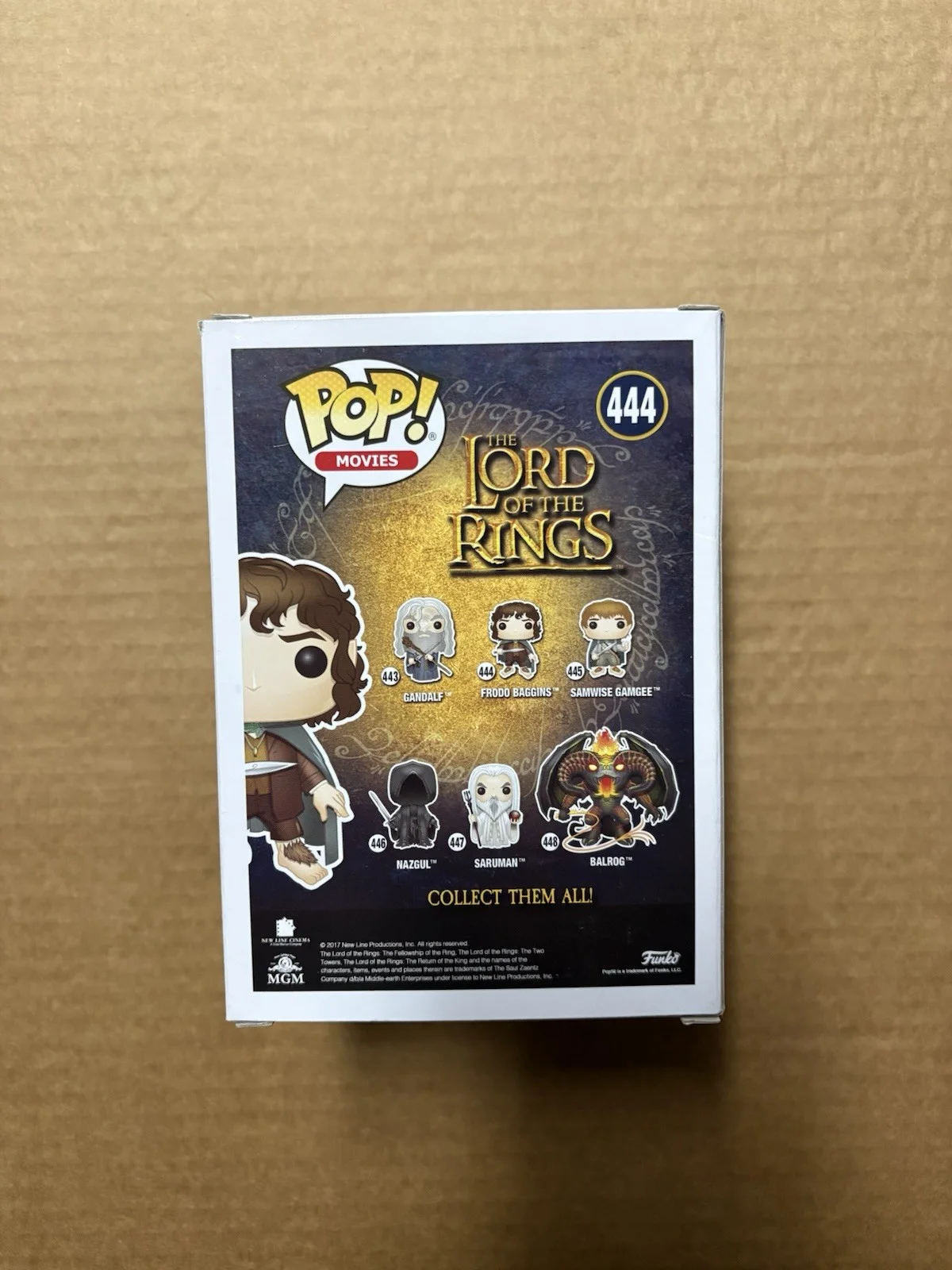 Elijah Wood — Elijah Wood Signed Lord Of The Rings Frodo Baggins Chase Funko Pop #444 PSA COA, изображение 3