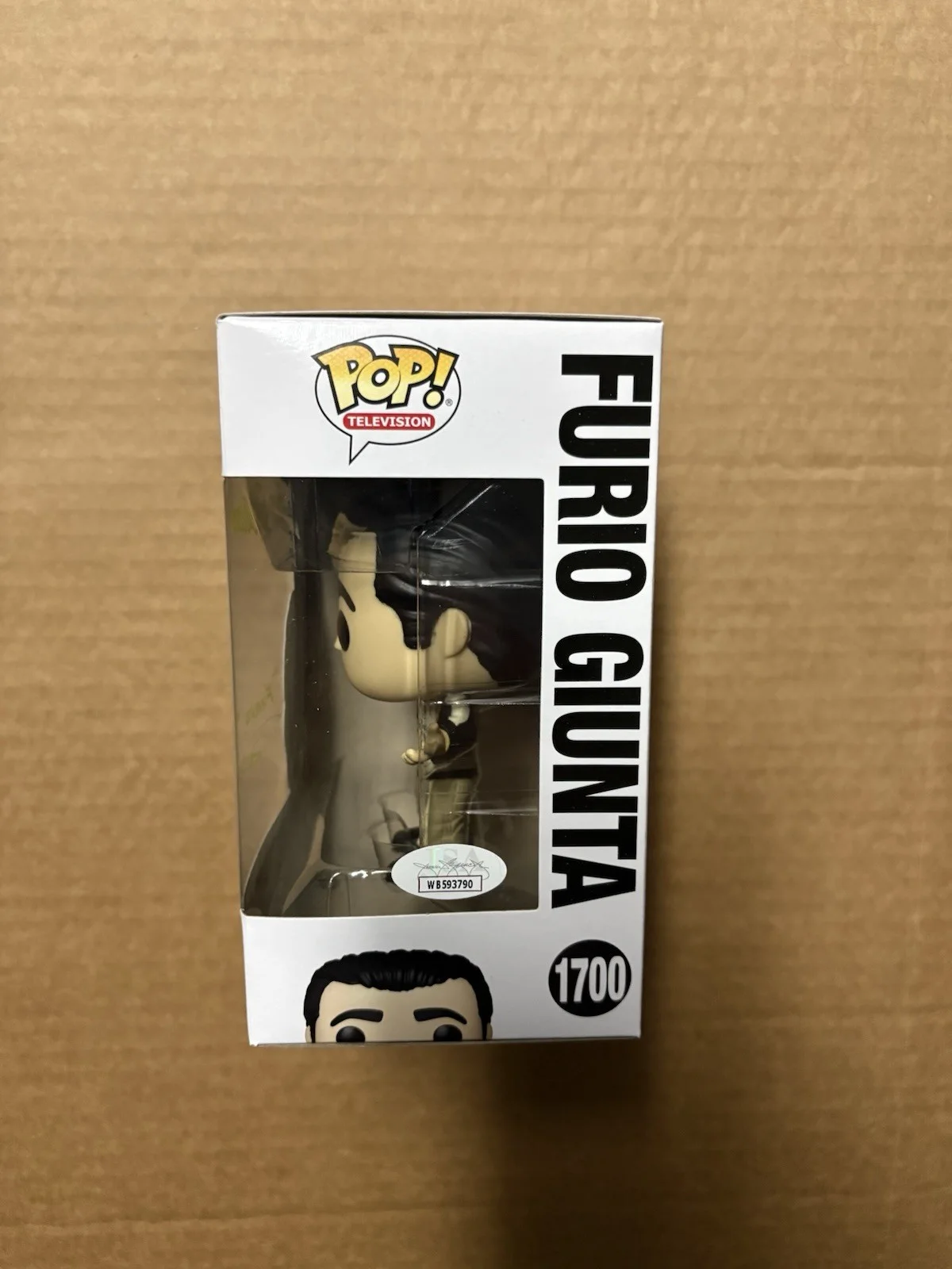 Frederico Castallucio — Federico Castallucio Signed The Sopranos Funko 1700 Furio JSA Witness COA, изображение 3