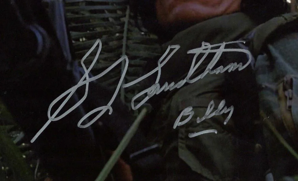 SONNY LANDHAM SIGNED AUTOGRAPHED 11x14 PHOTO + BILLY PREDATOR RIP BECKETT BAS, изображение 2