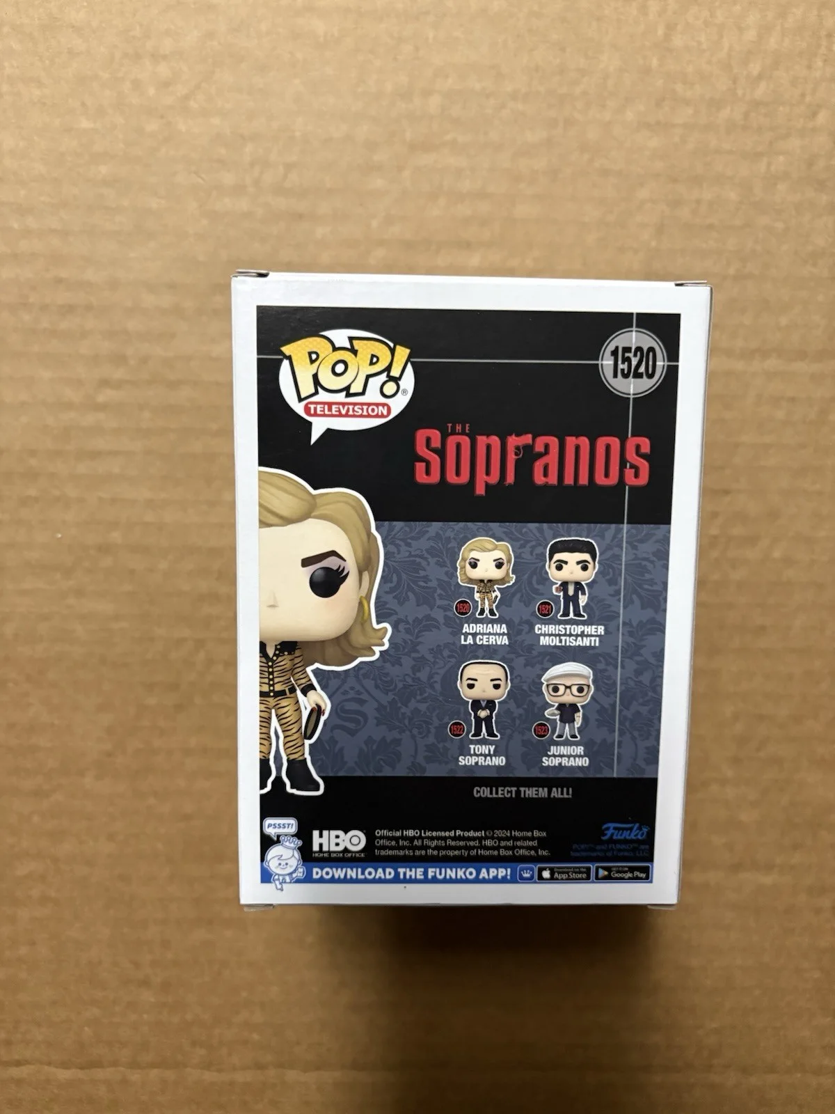 Drea de Matteo — Drea de Matteo Signed The Sopranos #1520 Adriana La Cerva Funko JSA Witness COA, изображение 2
