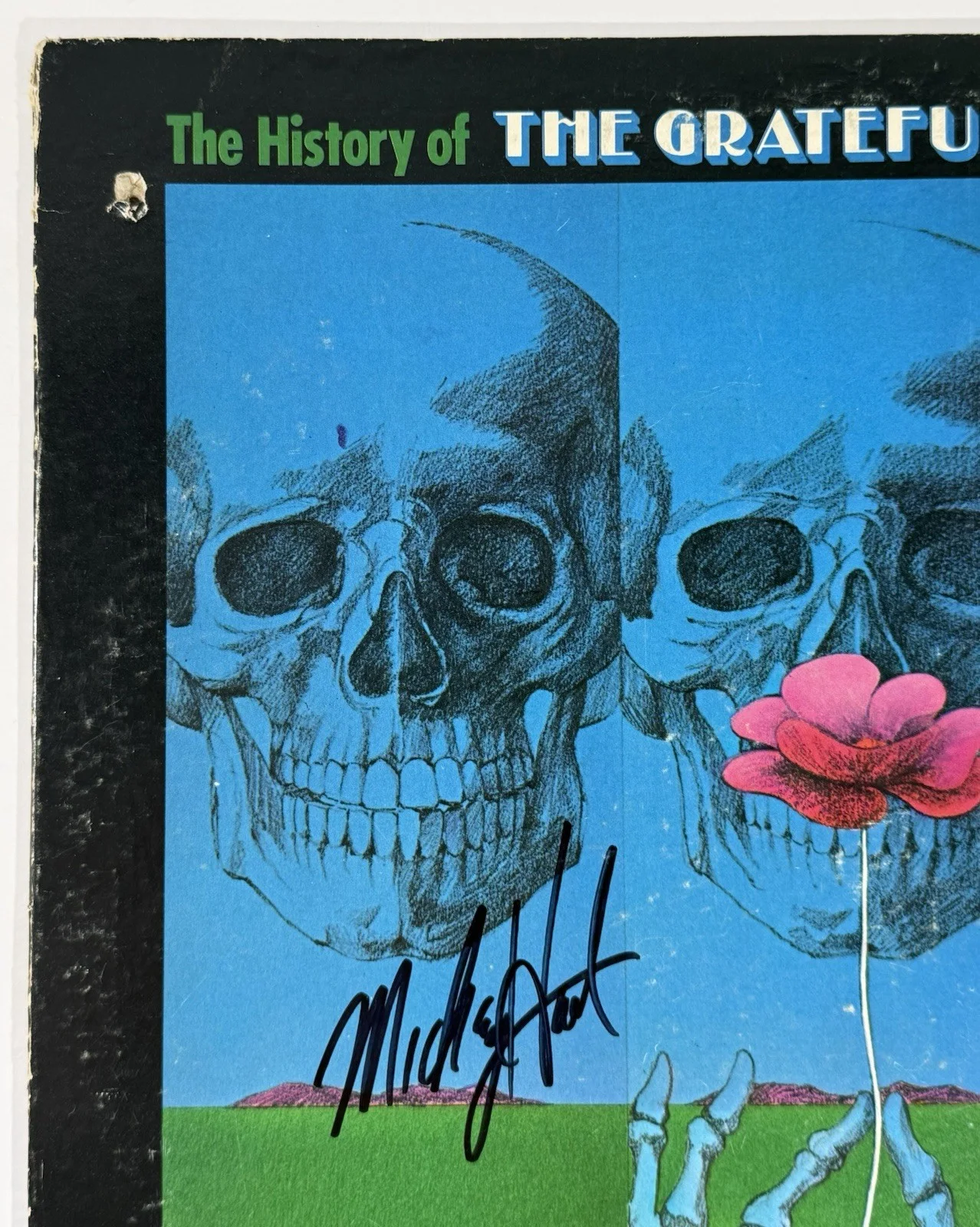 Mickey Hart signed Grateful Dead Album Vinyl the History of lp Psa Dna coa, изображение 4