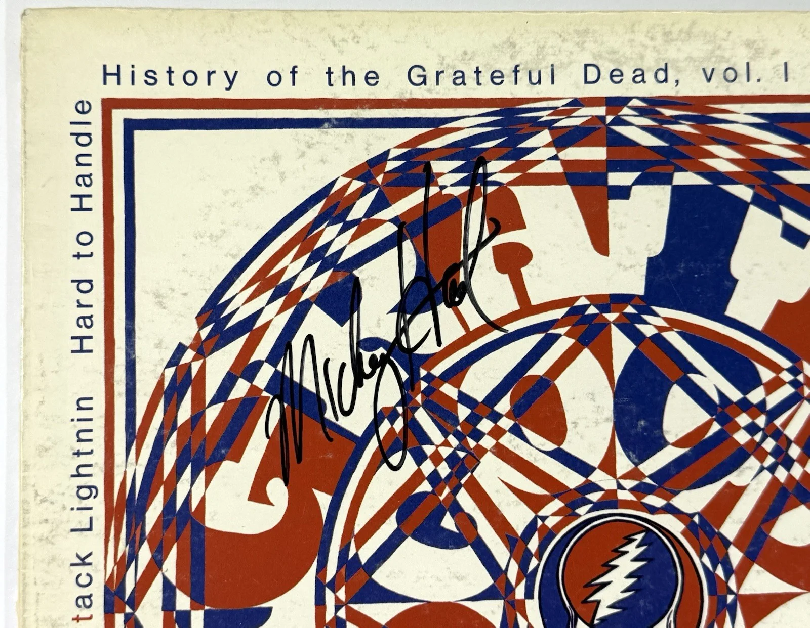 Mickey Hart signed Grateful Dead Album Vinyl History of Vol. 1 Psa Dna coa, изображение 2