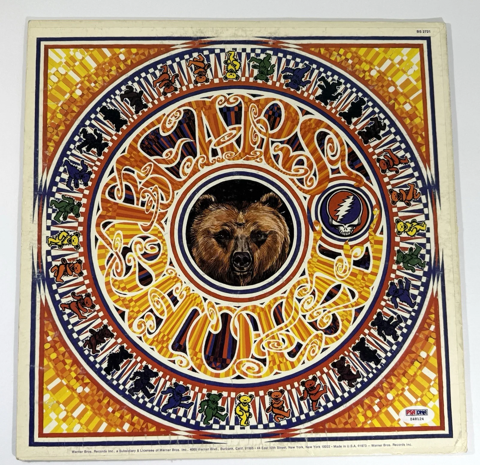 Mickey Hart signed Grateful Dead Album Vinyl History of Vol. 1 Psa Dna coa, изображение 5