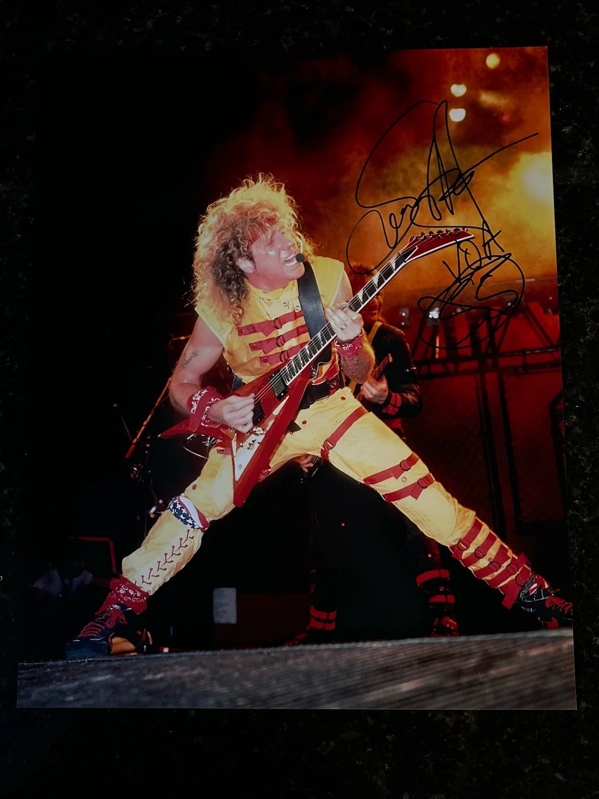 Your Choice Vintage Sammy Hagar Signed Autographed 16x20 Inscription, изображение 2