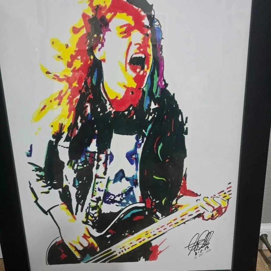 Cliff Burton Metallica Art Print #1 of 100 Signed by Greg Sellars + COA 2013, изображение 2