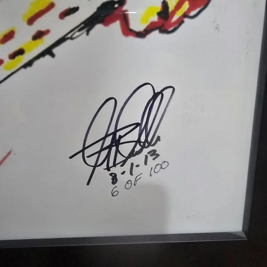 Cliff Burton Metallica Art Print #1 of 100 Signed by Greg Sellars + COA 2013, изображение 3