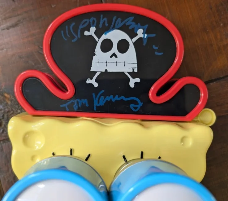 TOM KENNY signed SPONGEBOB SQUAREPANTS VIEWMASTER Regal Drink Cup AUTHENTICATED, image 2