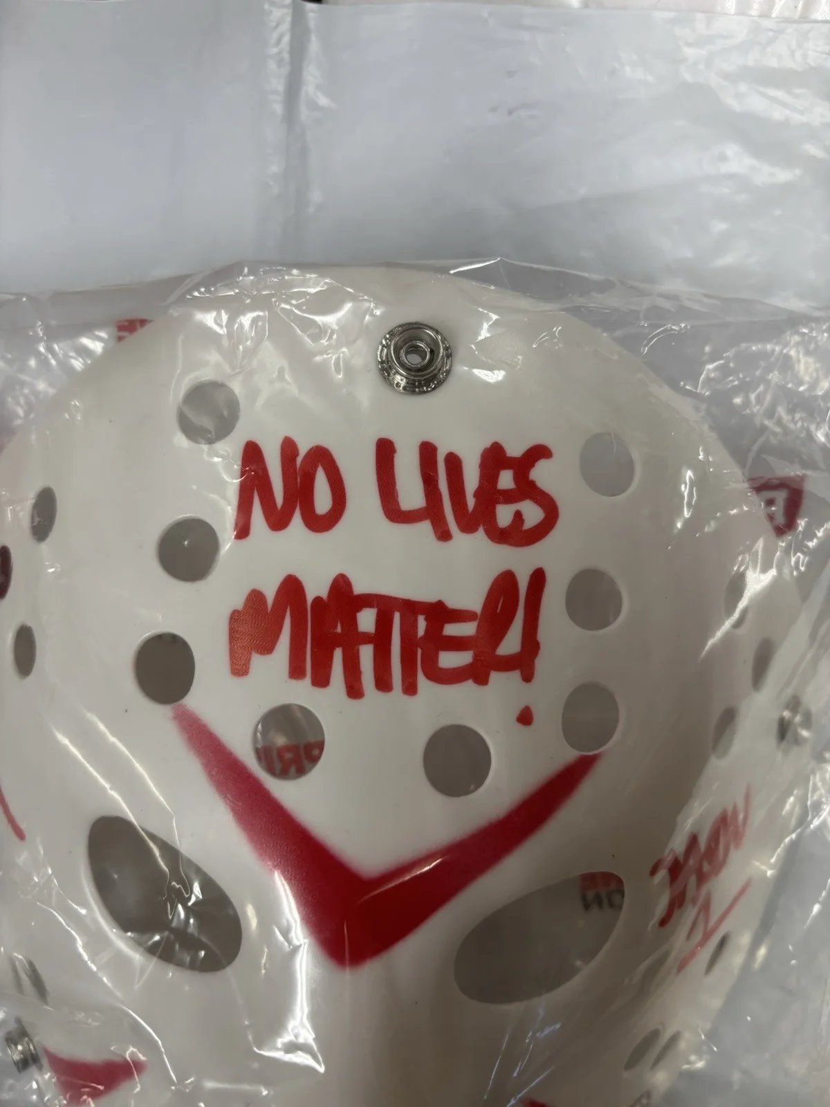 Ari Lehman Jason 1 Autographed Mask No Lives Matter Pristine Friday The 13th, изображение 4