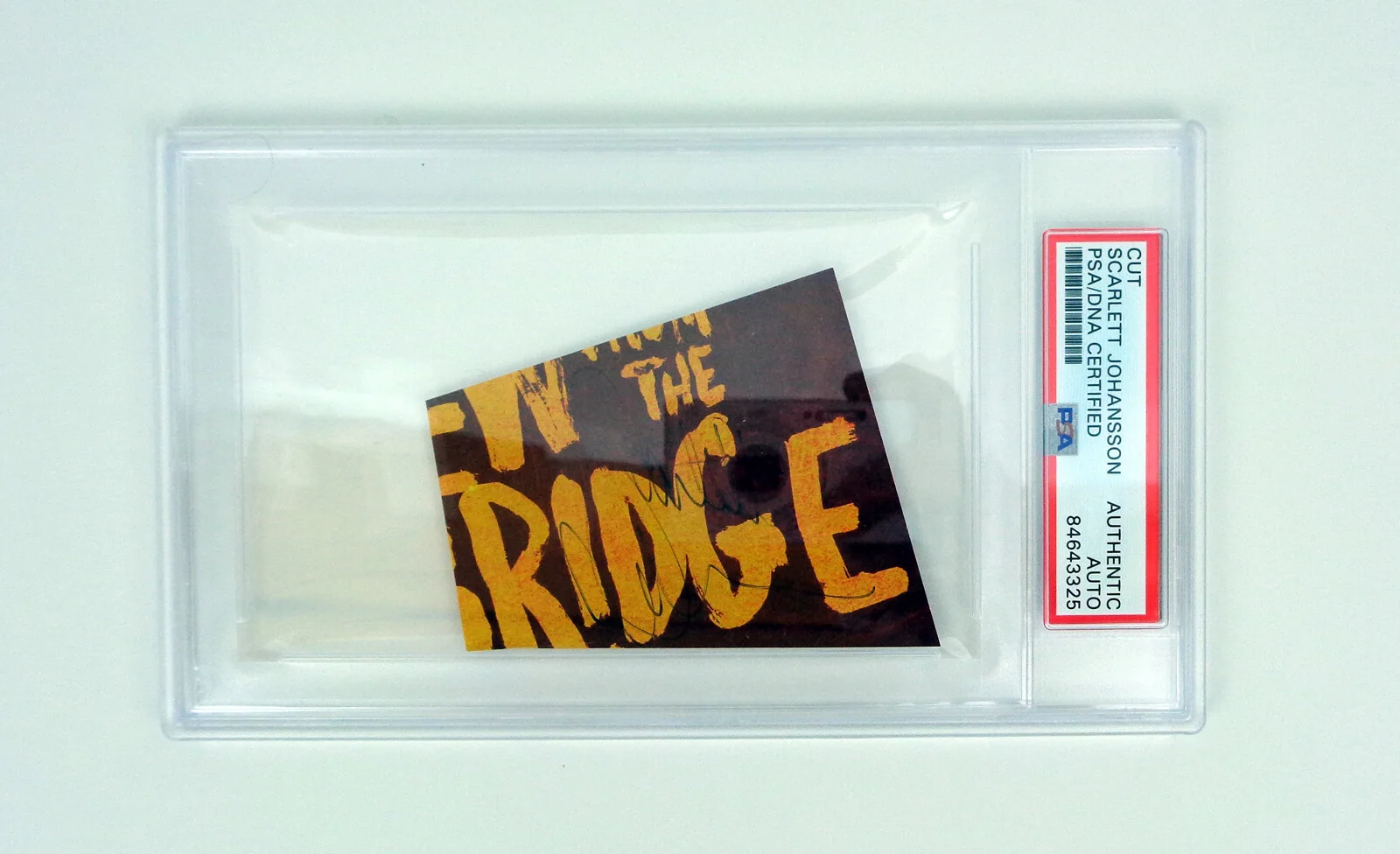 Scarlett Johansson — Scarlett Johansson Black Widow Signed Autograph Cut Signature PSA/DNA COA, image 2