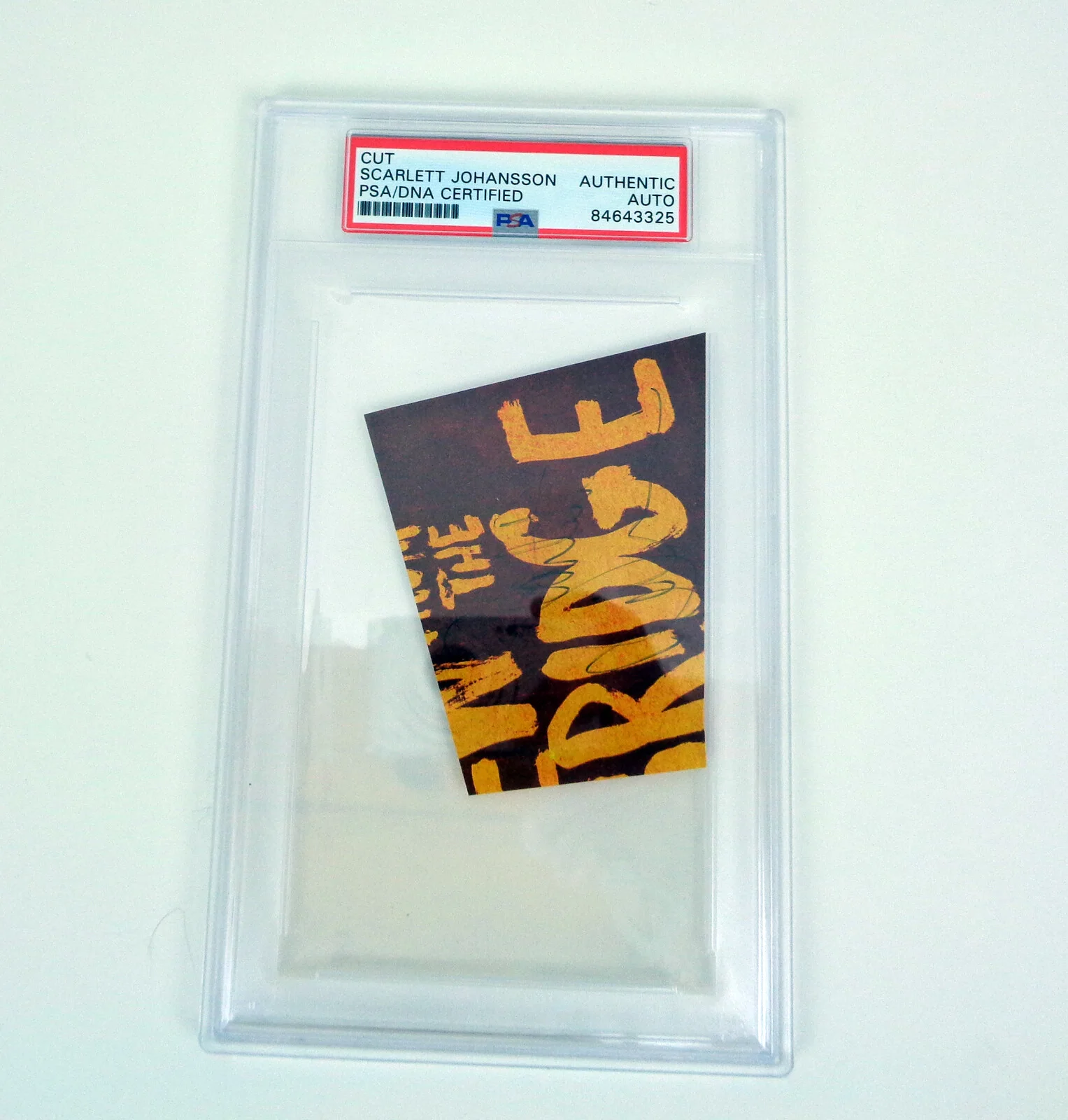 Scarlett Johansson — Scarlett Johansson Black Widow Signed Autograph Cut Signature PSA/DNA COA, image 3