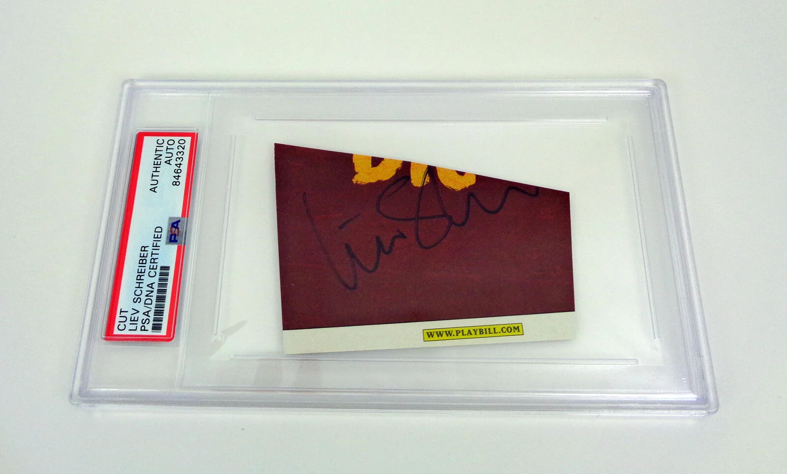 Liev Schreiber — Liev Schreiber Ray Donovan Actor Signed Autograph Cut Signature PSA/DNA COA