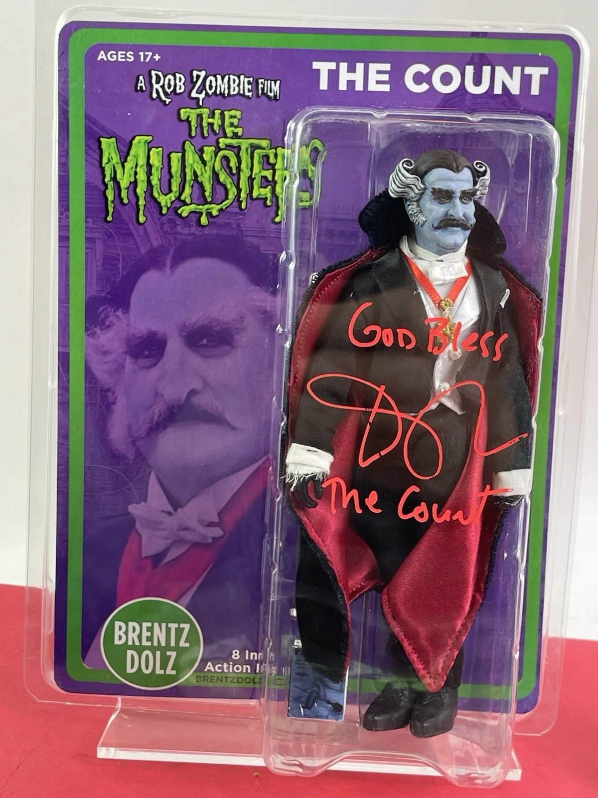 Daniel Roebuck — Rob Zombie's Munsters The Count Action Figure signed By Daniel Roebuck PSA/DNA, image 2