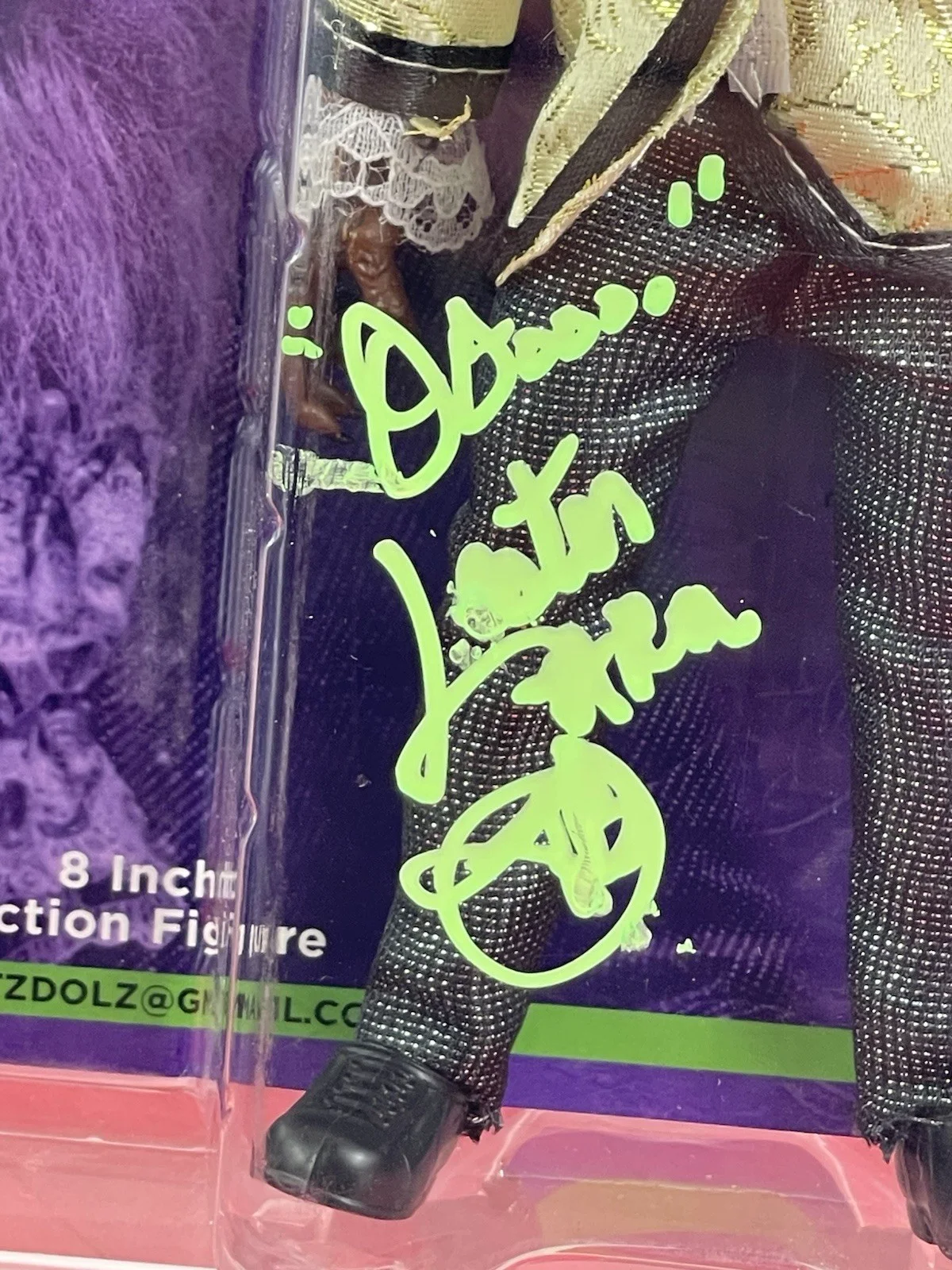 Tomas Boykin — Rob Zombie's Munsters "Lester" Wolfman Action Figure signed By Tomas Boykin PSA, image 3